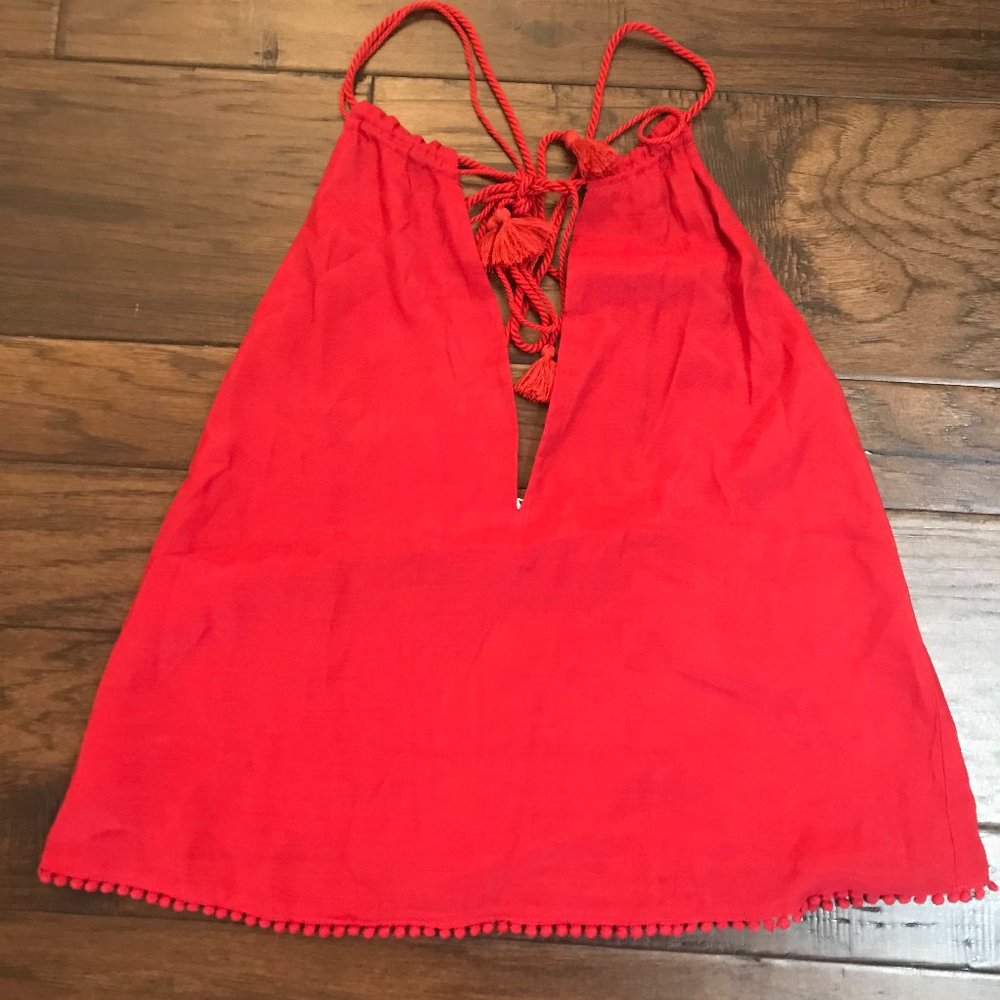 The Jetset Diaries Regla Tank Crimson XS NWT